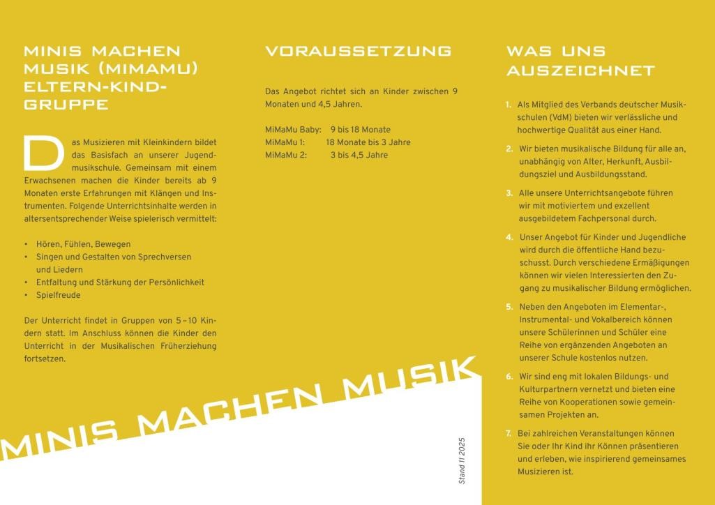 Infoflyer MiMaMu Infoflyer MiMaMu