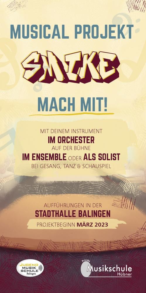 Musical SMIKE Werbeposter