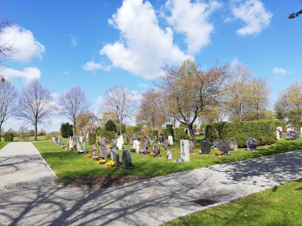 Friedhof Ostdorf Rasenreihengrabfeld 