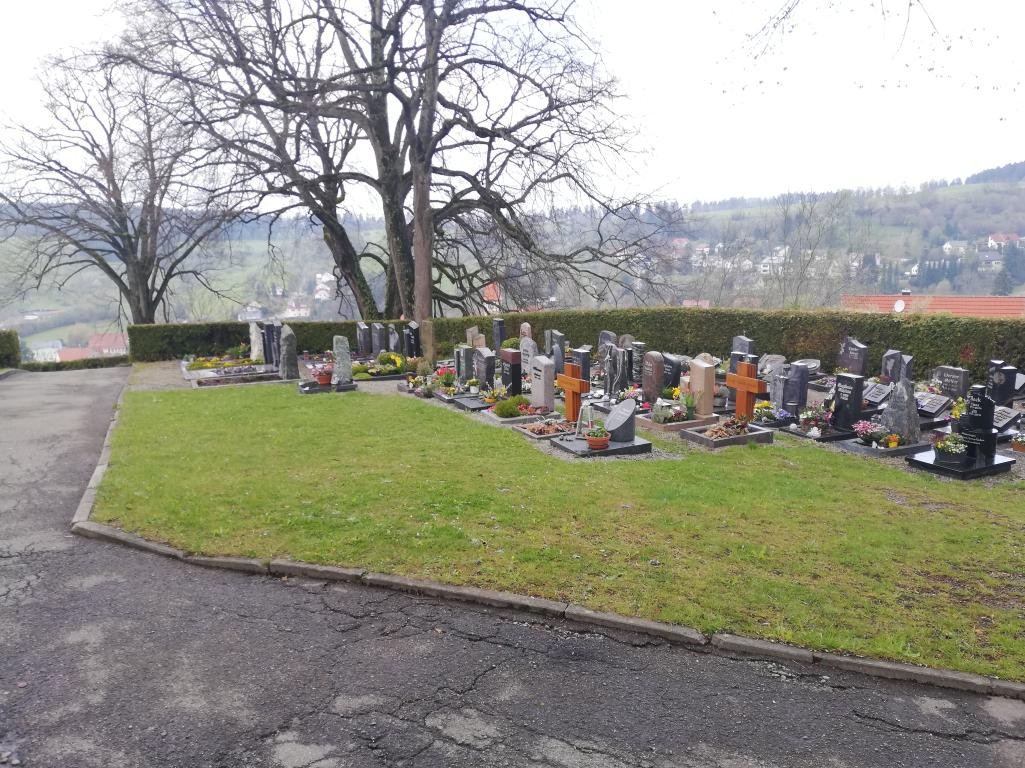 Friedhof Streichen mit Blick auf Streichen