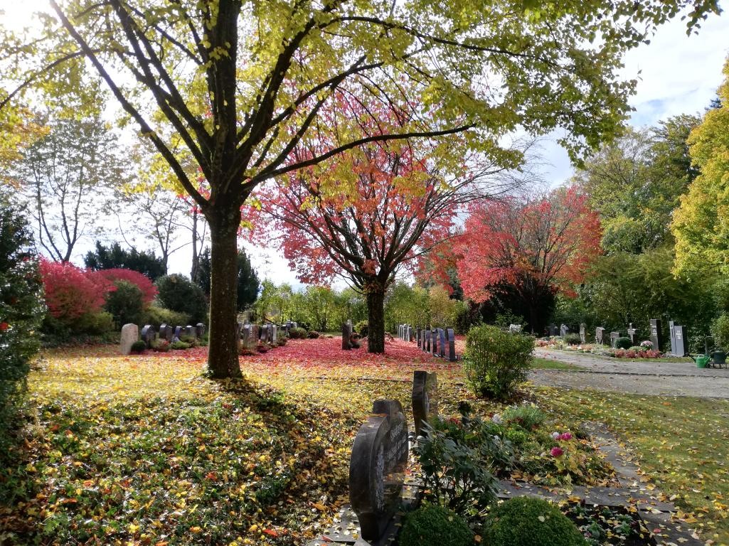 Friedhof Zillhausen im Herbst