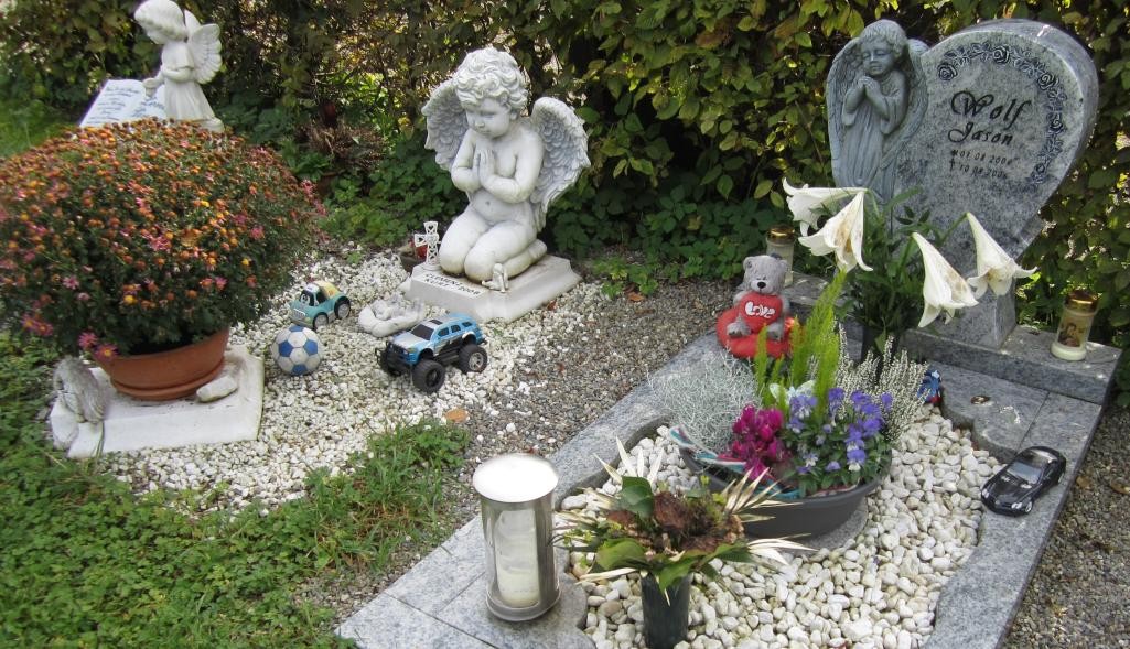 Beispiel für ein Kindergrab Beispiel für ein Kindergrab