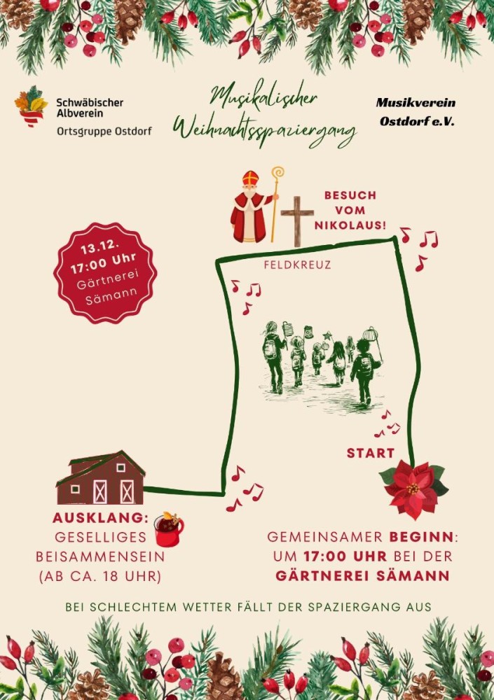Musikalischer Weihnachtsspaziergang Musikalischer Weihnachtsspaziergang