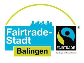 Balingen ist Fair Trade Stadt Logo der Fairtrade Stadt Balingen