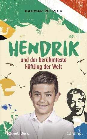 Cover des Buchs zeigt den Helden Hendrik und Nelson Mandela im Hintergrund