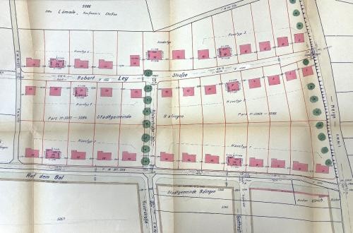 Kartenausschnitt der "Siedlung" in Balingen