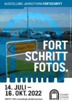 Fortschrittfotos Titelgrafik der Fortschrittfotos mit einem Wegweiser "Balingen 972km"
