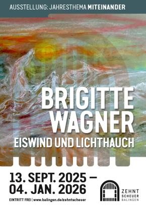 ZAK 50 - Der Zollernalbkreis in 50 Objekten Ausstellungsplakat zeigt einen Ritterhelm, Ziegelstein, Gemälde, einen Hirschgulden
