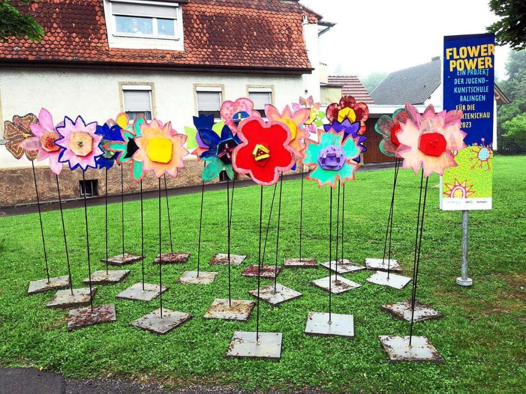 Holzblumen in Endingen