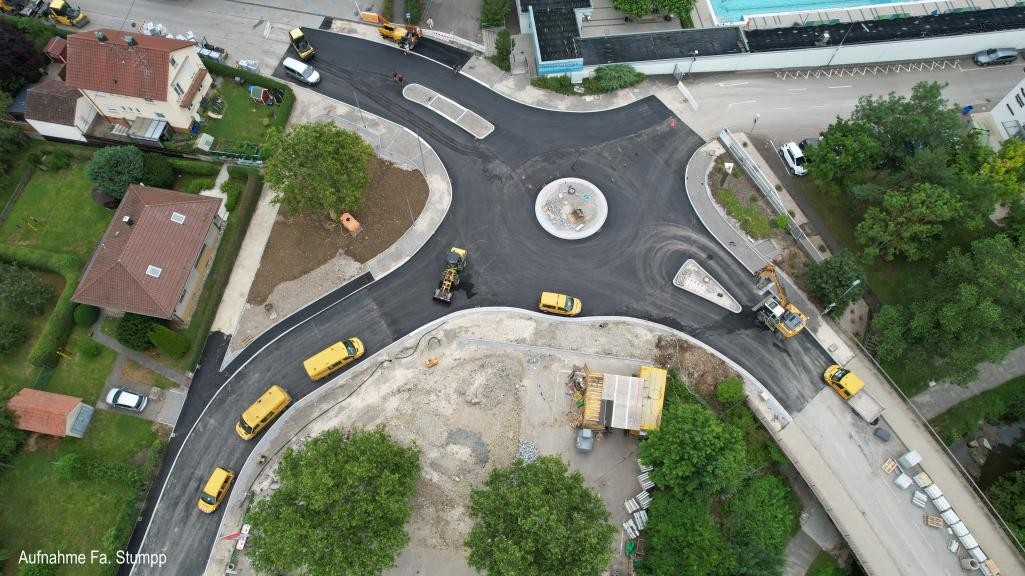 Baustelle Kreisverkehr Freibad Baustelle Kreisverkehr Freibad