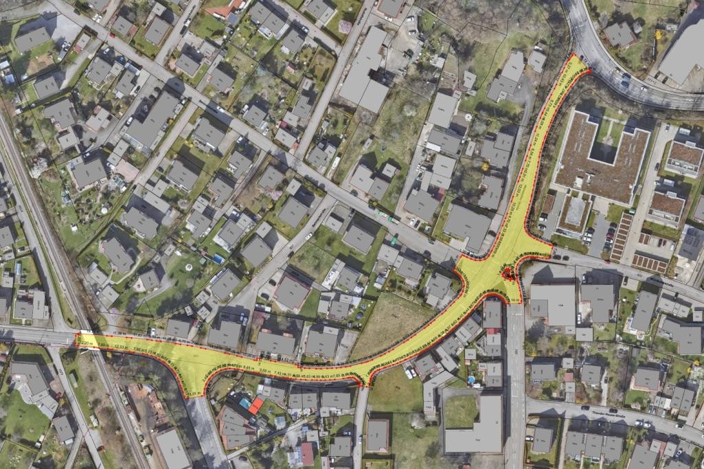 Sanierungsflächenplan Waldstetter Straße Sanierungsflächenplan Waldstetter Straße