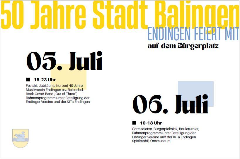 50 Jahre Stadt Balingen
