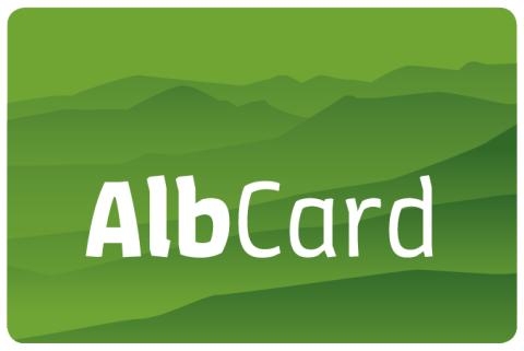 Bild mit Logo der Albcard