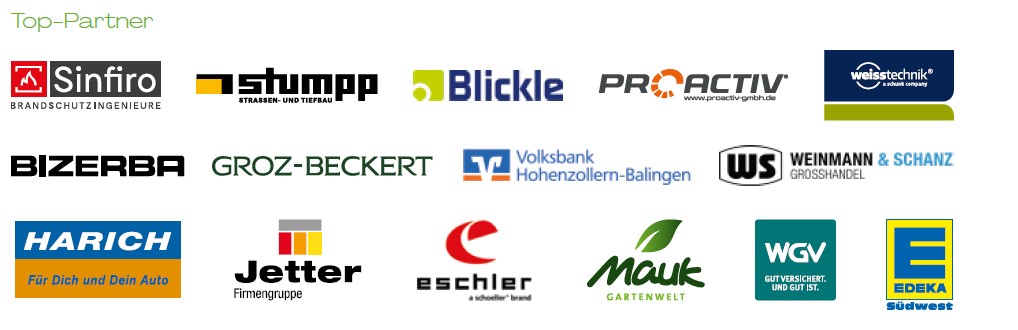 Logos der Top-Partner der Gartenschau
