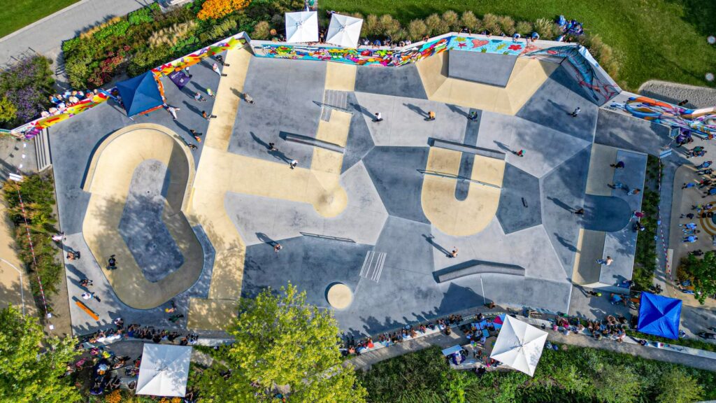 Im Aktivpark kann ab Mitte Oktober wieder geskatet werden (Bild: Bossenmaier)