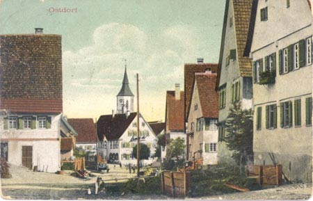 Postkarte Ostdorf um 1910