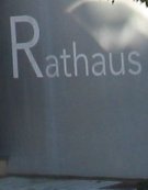 Rathaus - Wegweiser