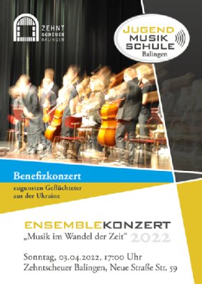 Jugendmusikschule Balingen Einladungsplakat Jugendmusikschule Balingen